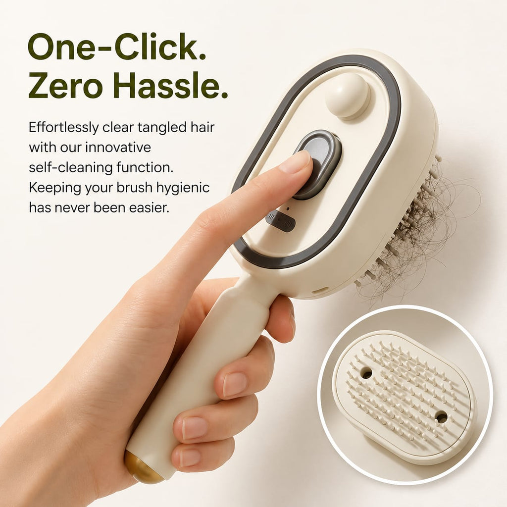 Hair straightening Brush