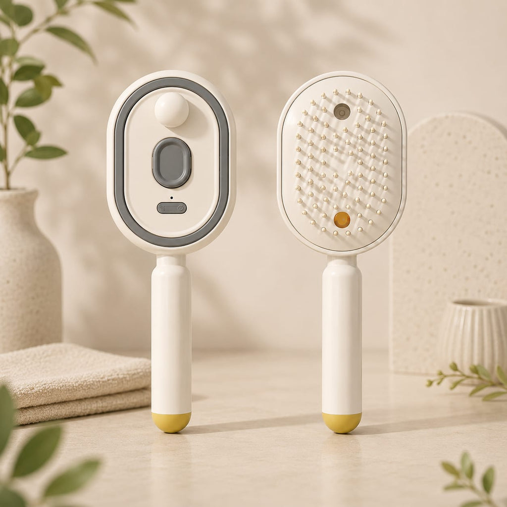 Hair straightening Brush